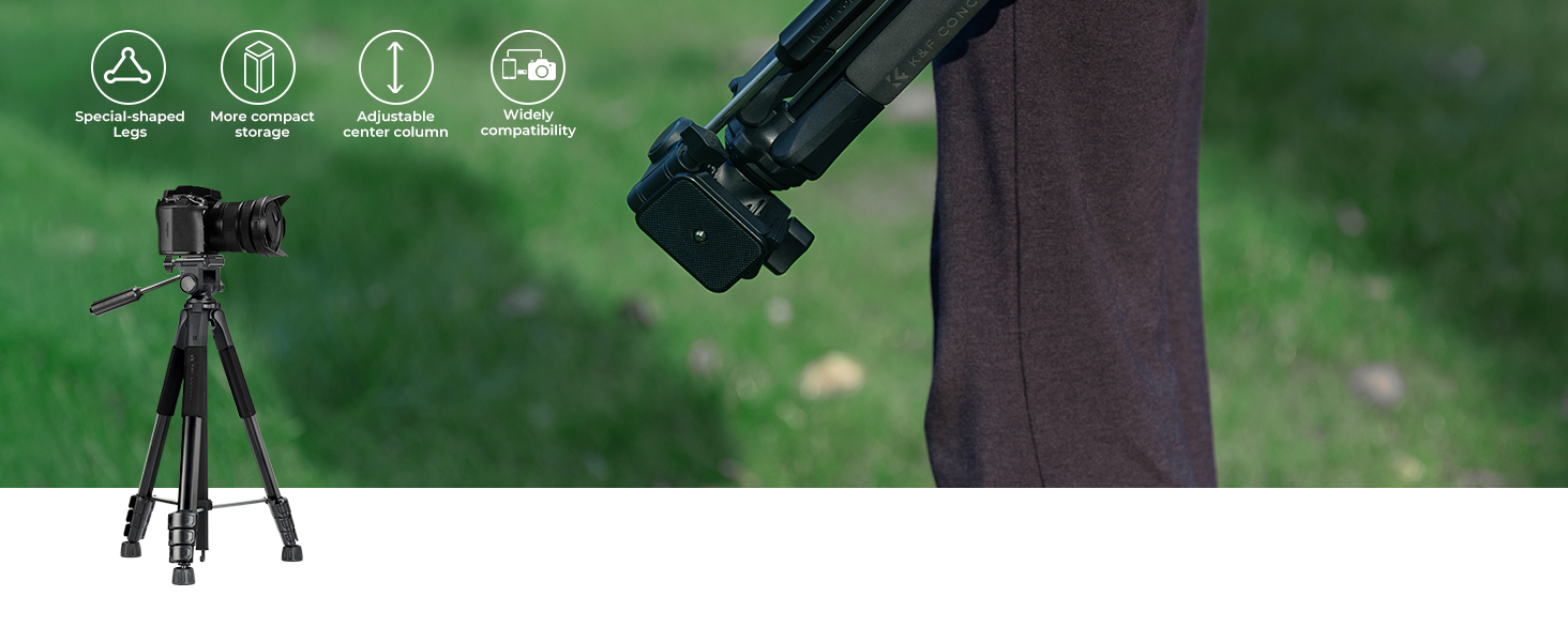 K&F Concept Camera Smartphone Tripod