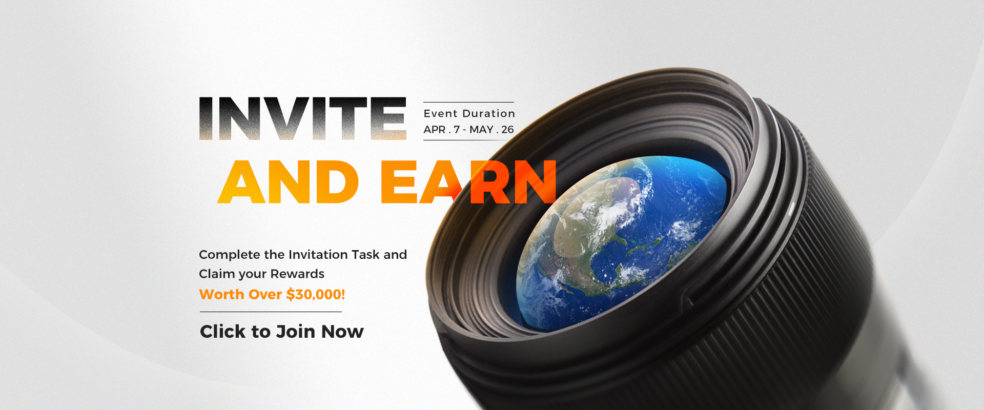 earth day invite and earn 